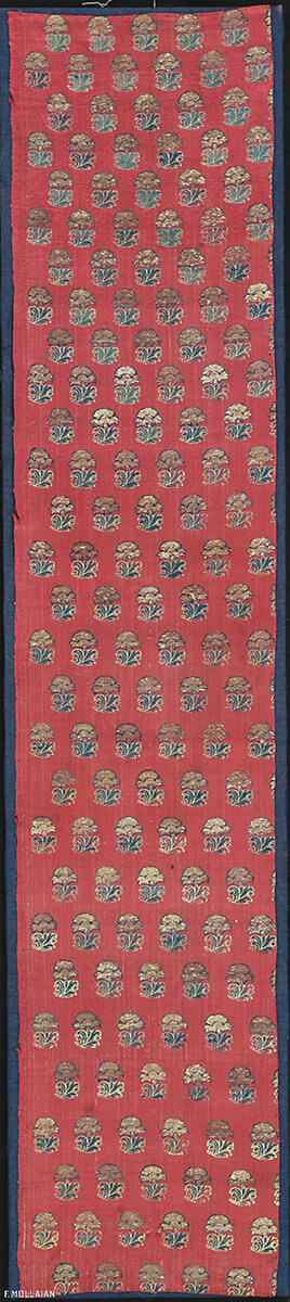 Древняя персидская ткань периода Каджаров n:21825500